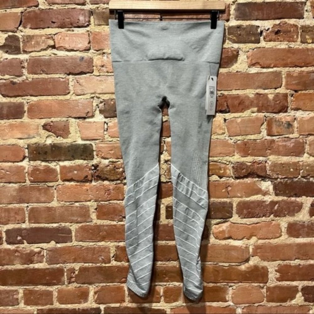NEW Blanqi Sportsupport Hipster Contour Leggings Dove Grey Small